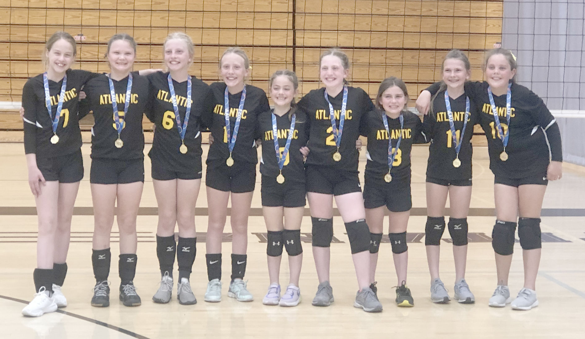 Atlantic 4th-grade volleyball takes state AAU title